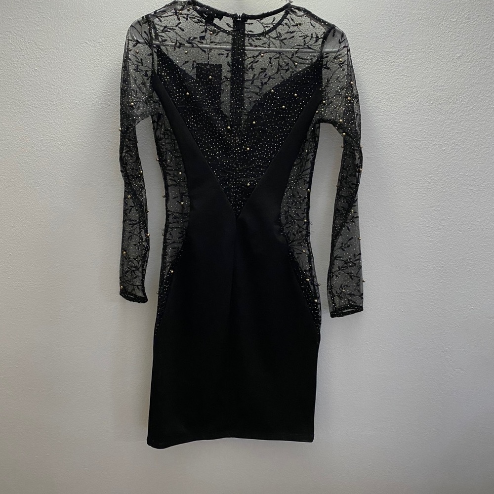 Quii Exquisite Collection Black Embellished Dress